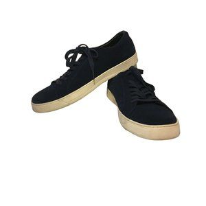 1901 Suede Leather Sneakers Mens 11 Shoes Causal Sneakers Blue Lace Up